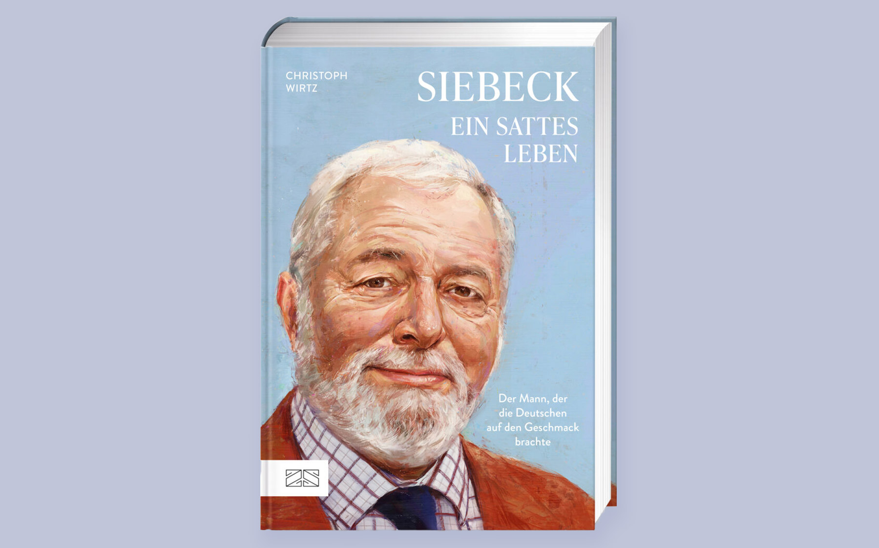 book cover with portrait of Wofram Siebeck