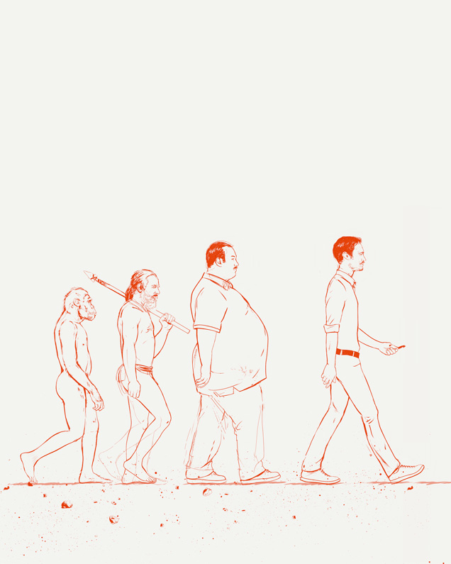 evolution from ape to man