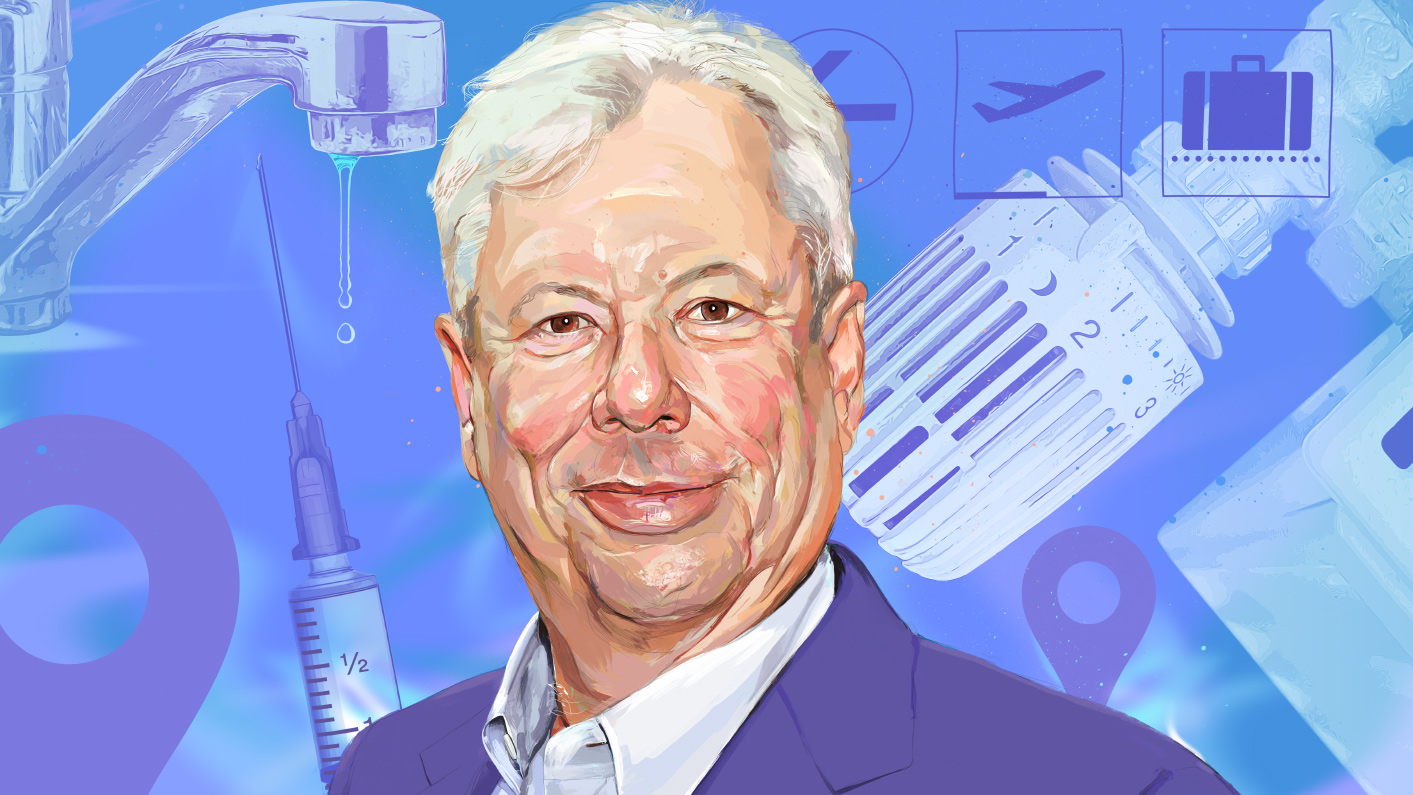 portrait painting Richard Thaler Nobel prize